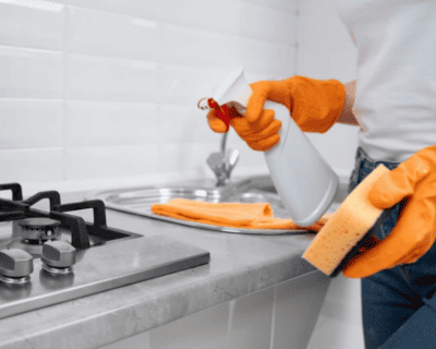 Limpeza de cozinha profissional
